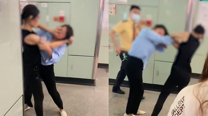 比赛中发生激烈身体对抗，场面异常火爆