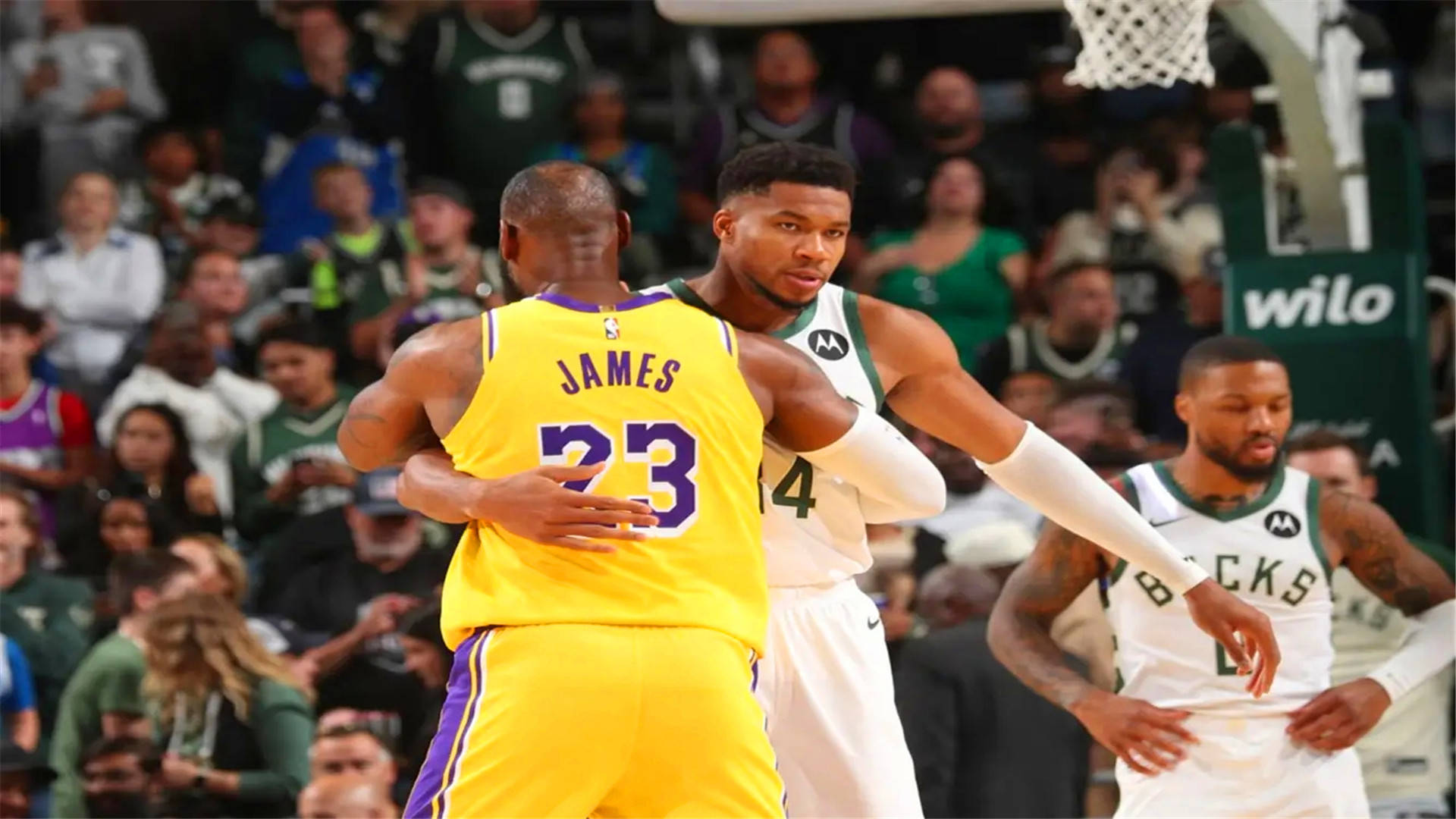 关于巨星对决：詹姆斯vs字母哥，湖人战胜雄鹿的信息